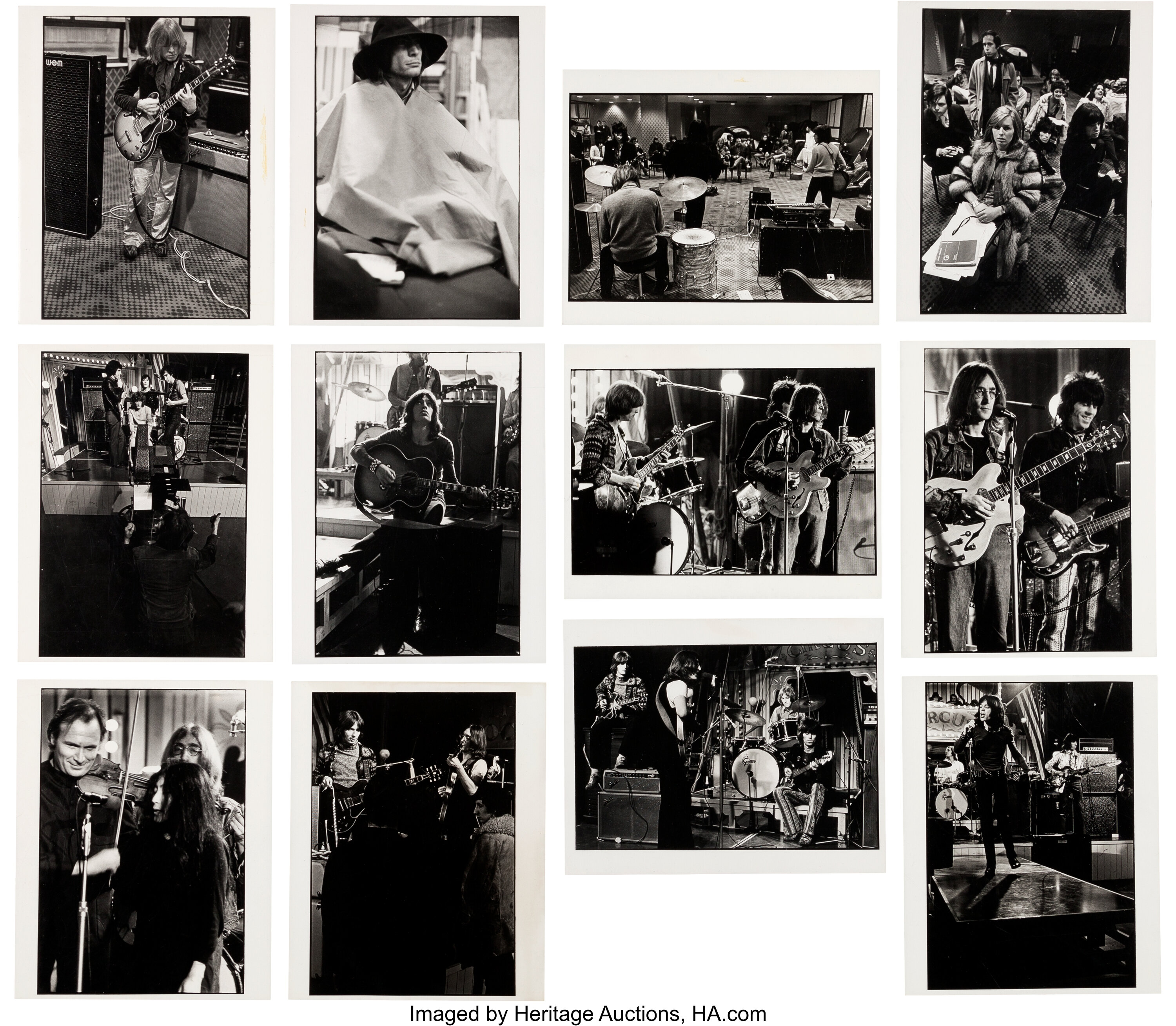 The Rolling Stones - Twelve Unreleased Photos from Rock and Roll | Lot ...