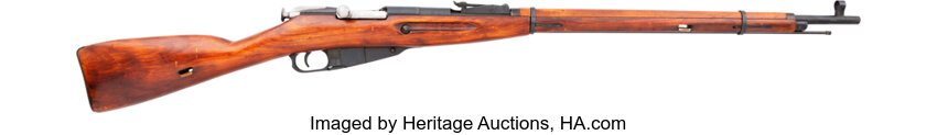 Russian Mosin Nagant M11 30 Bolt Action Rifle Long Guns Bolt Lot Heritage Auctions