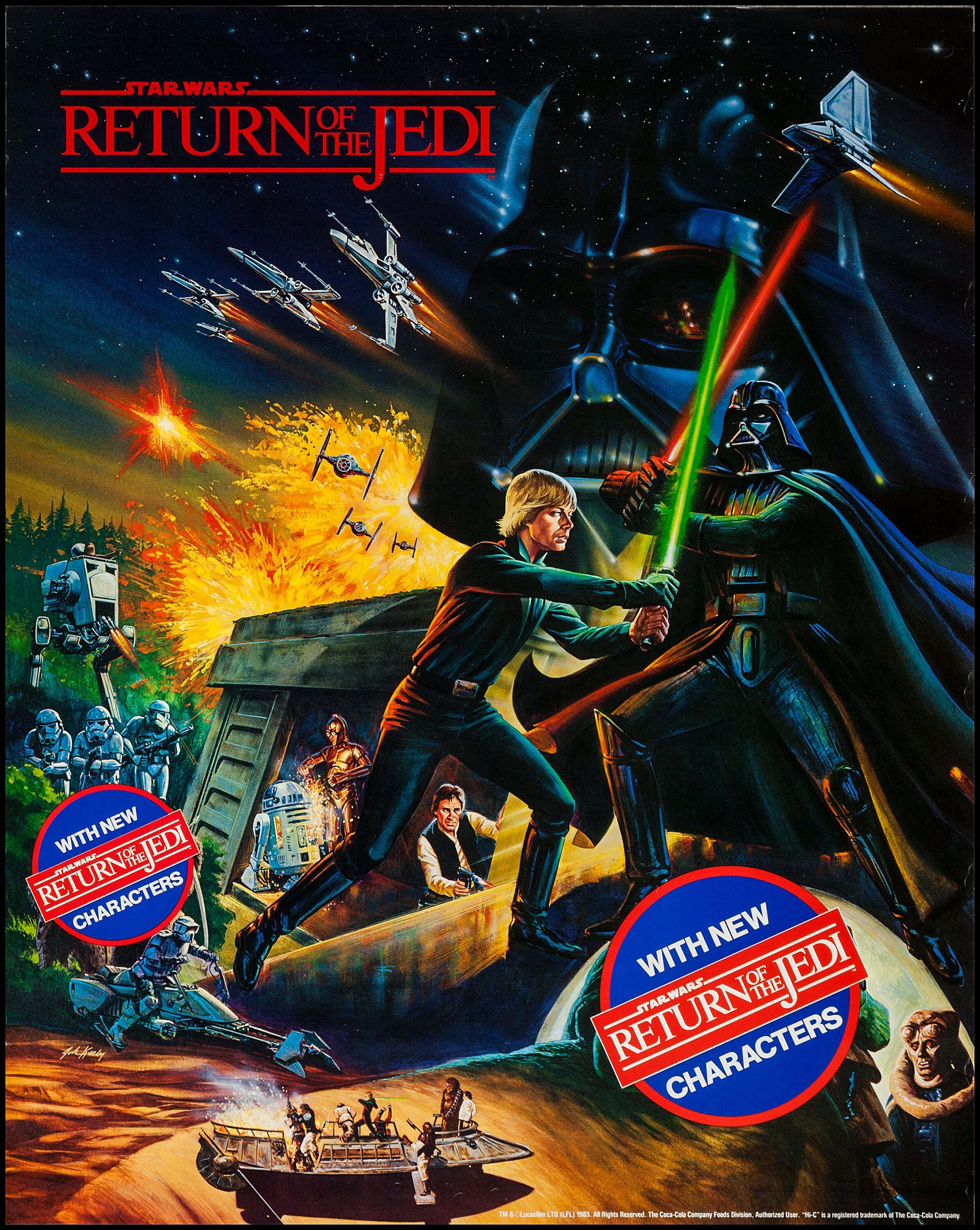 return of the jedi poster 1983