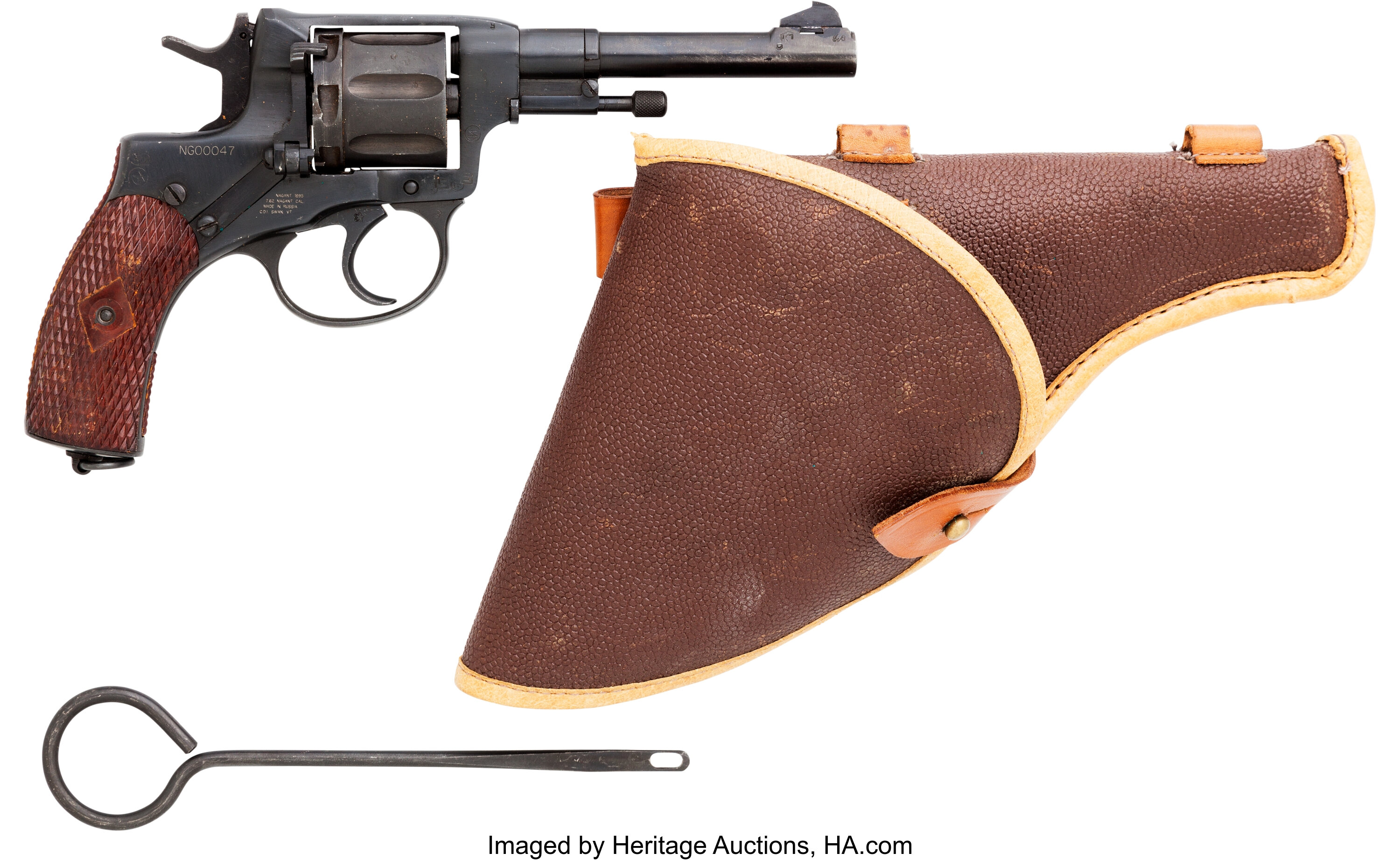 Russian Nagant Model 1895 Double Action Military Revolver.... | Lot ...