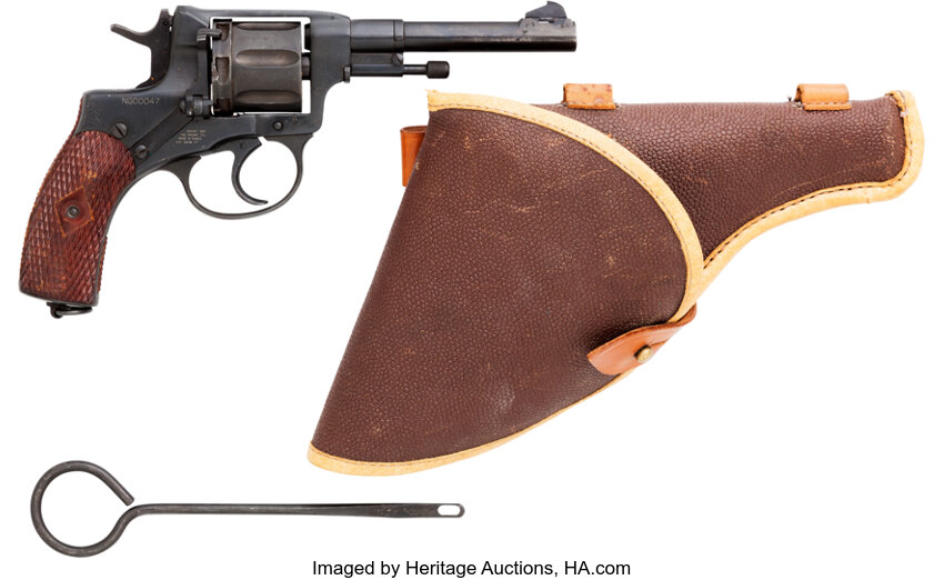 Russian Nagant Model 1895 Double Action Military Revolver