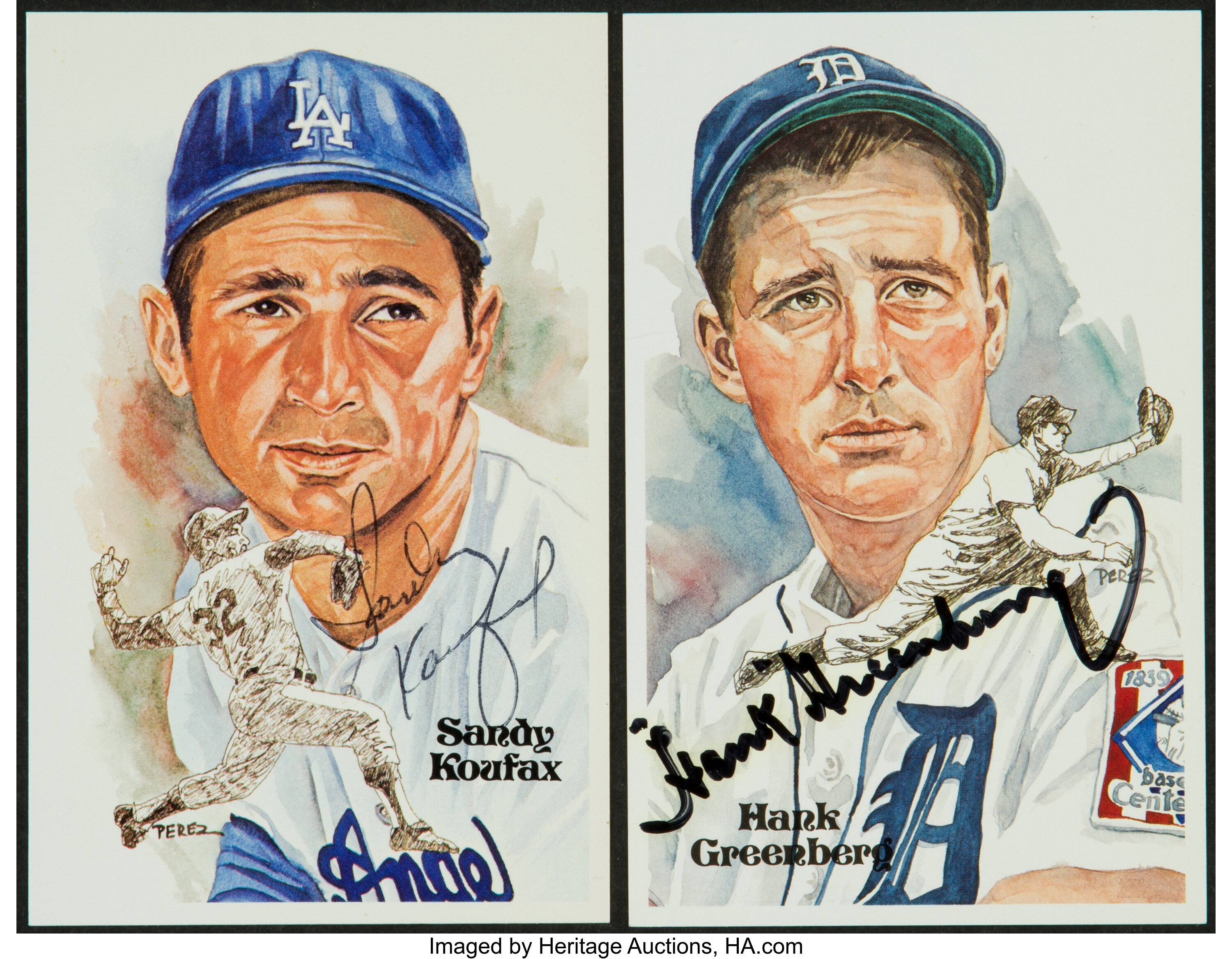 Sandy Koufax Comic Card – Brad Davis Art