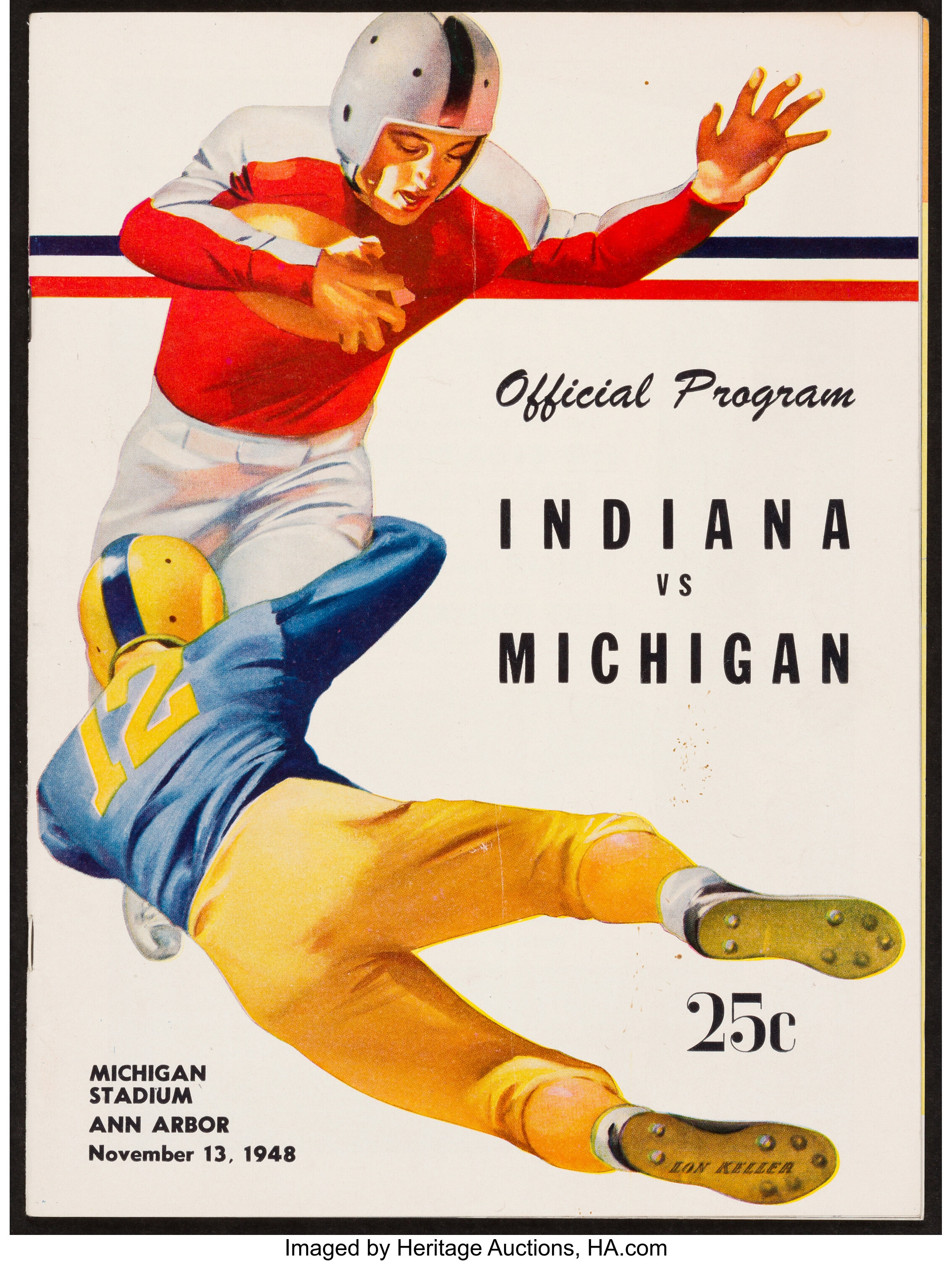 Program Cover from 1948 NFL Championship