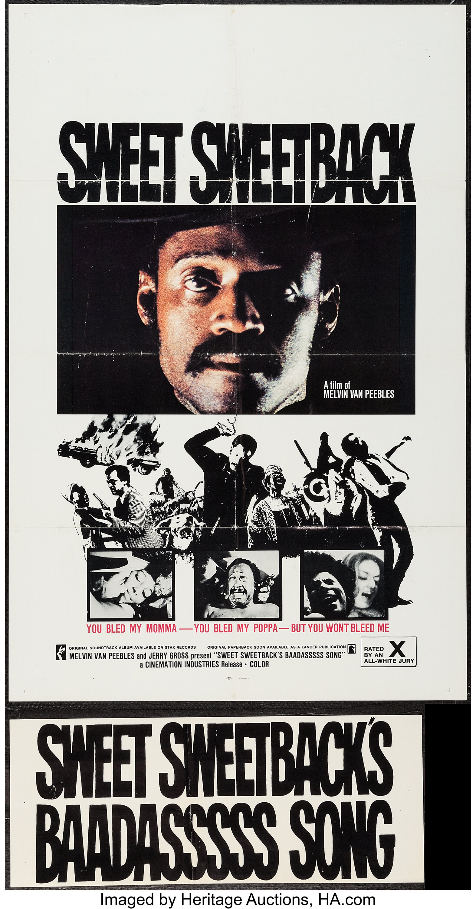 Sweet Sweetback S Baadasssss Song 1971 Movie Poster Home Decor Garden Poster