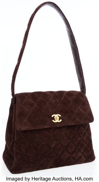 Chanel Brown Suede Patchwork Tote bag 855388 For Sale at 1stDibs