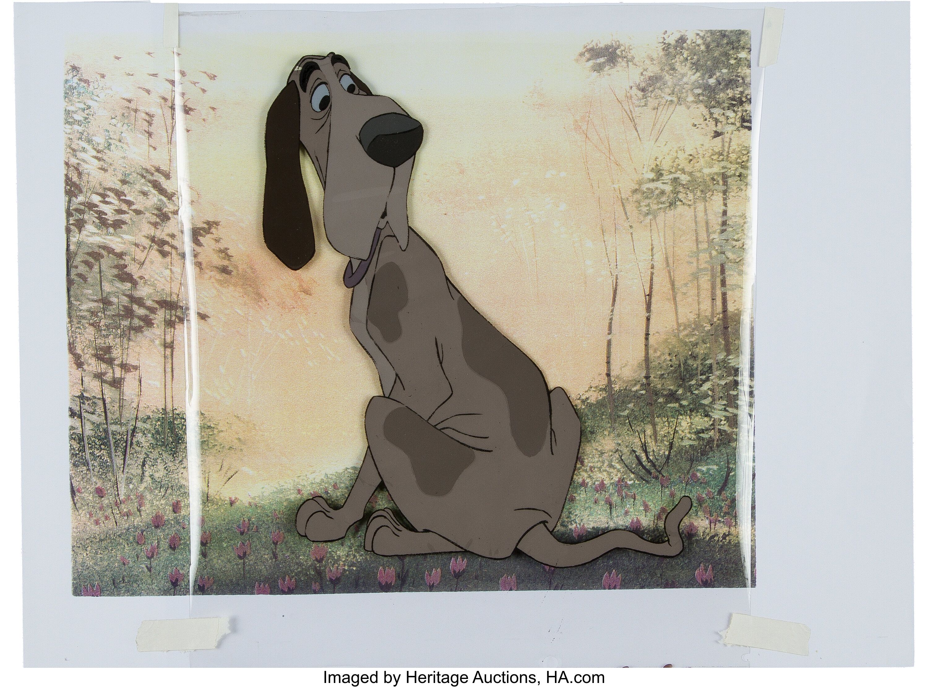 One Hundred and One Dalmatians Towser Animation Production Cel | Lot ...