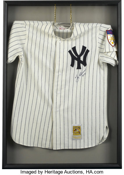 Yogi Berra Autographed Jersey - : PSA COA