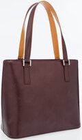 Louis Vuitton Prune Monogram Mat Leather Stockton Bag.  Luxury, Lot  #79053
