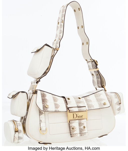 Dior Street Chic Bag White Leather 3D model