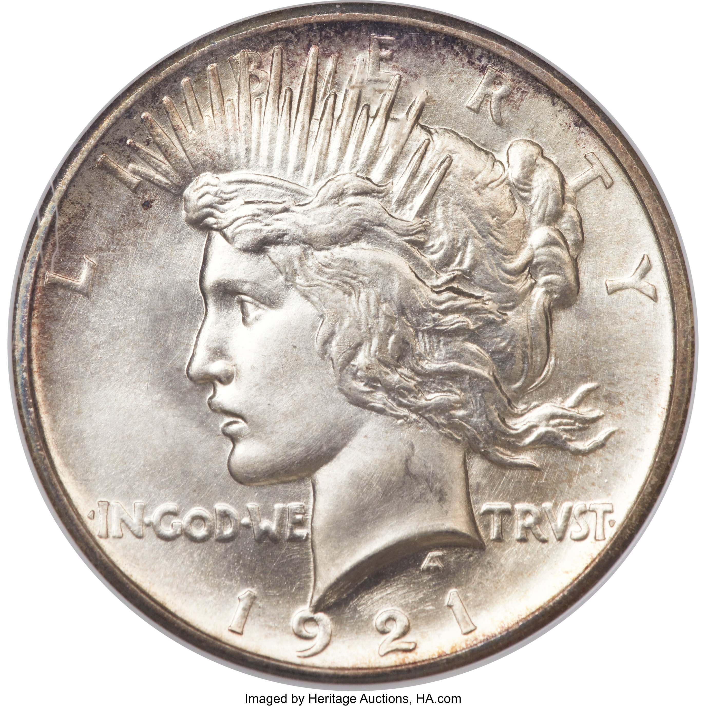 1921 $1 Satin PR66 NGC. Proof Peace Dollars | Lot #5344