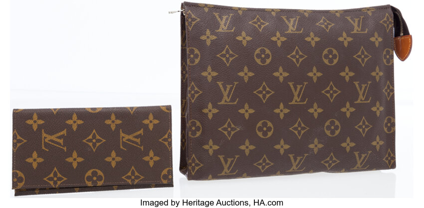 Louis Vuitton Monogram checkbook case
