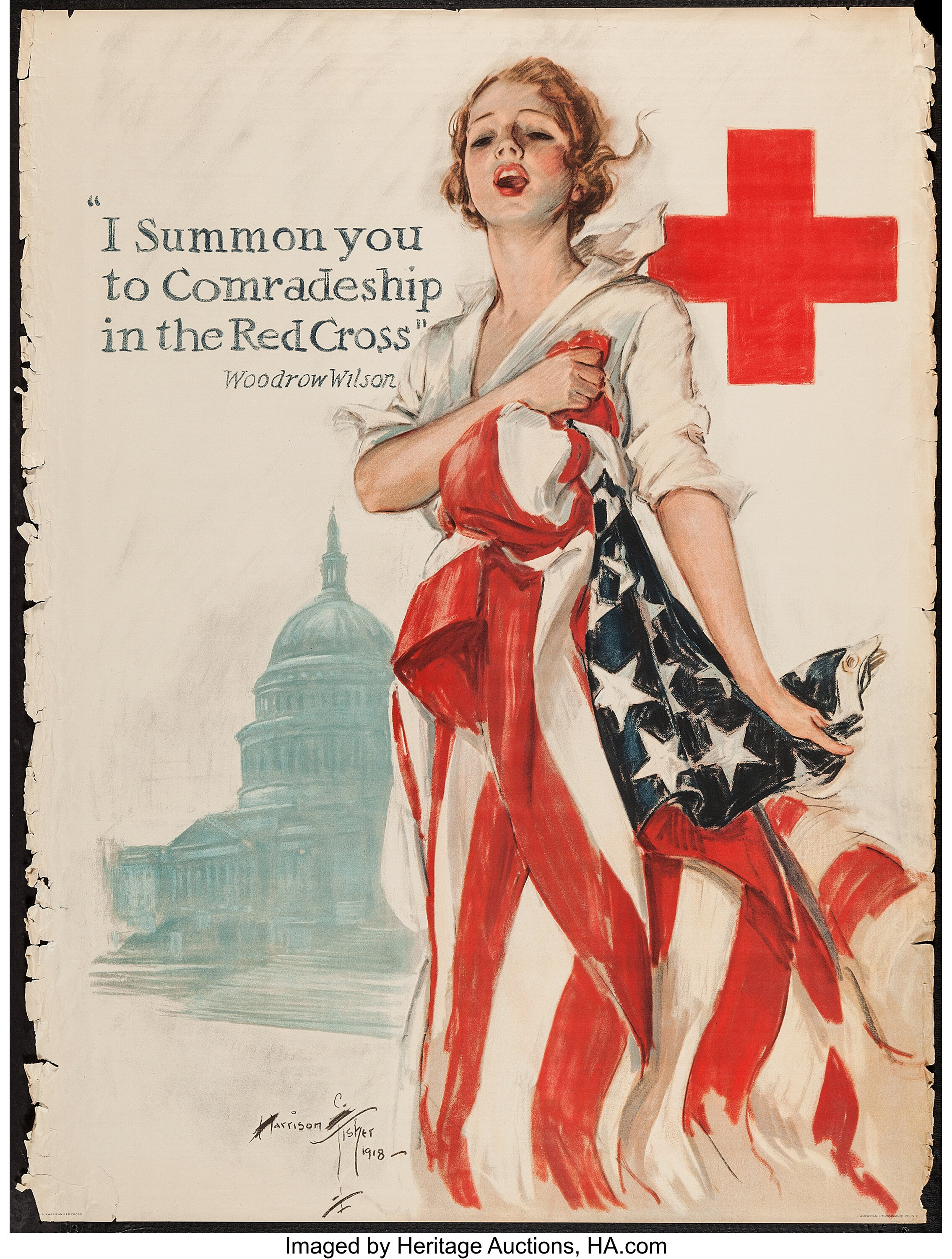 ww1 red cross in action