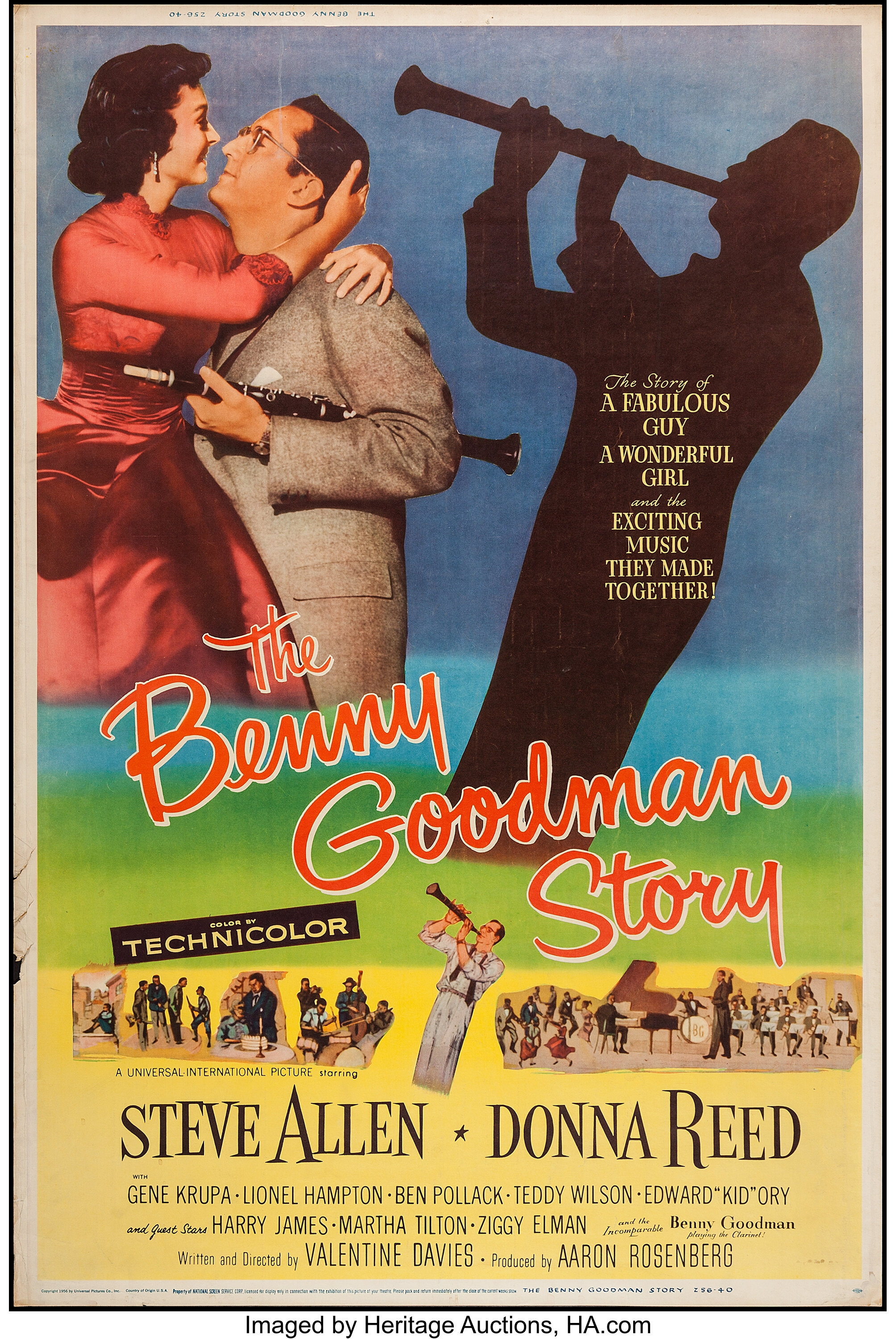 The Benny Goodman Story (Universal International, 1956). Poster