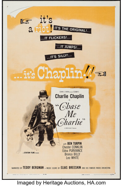 Chase Me Charlie Citation R 1959 One Sheet 27 X 41 Lot 586 Heritage Auctions