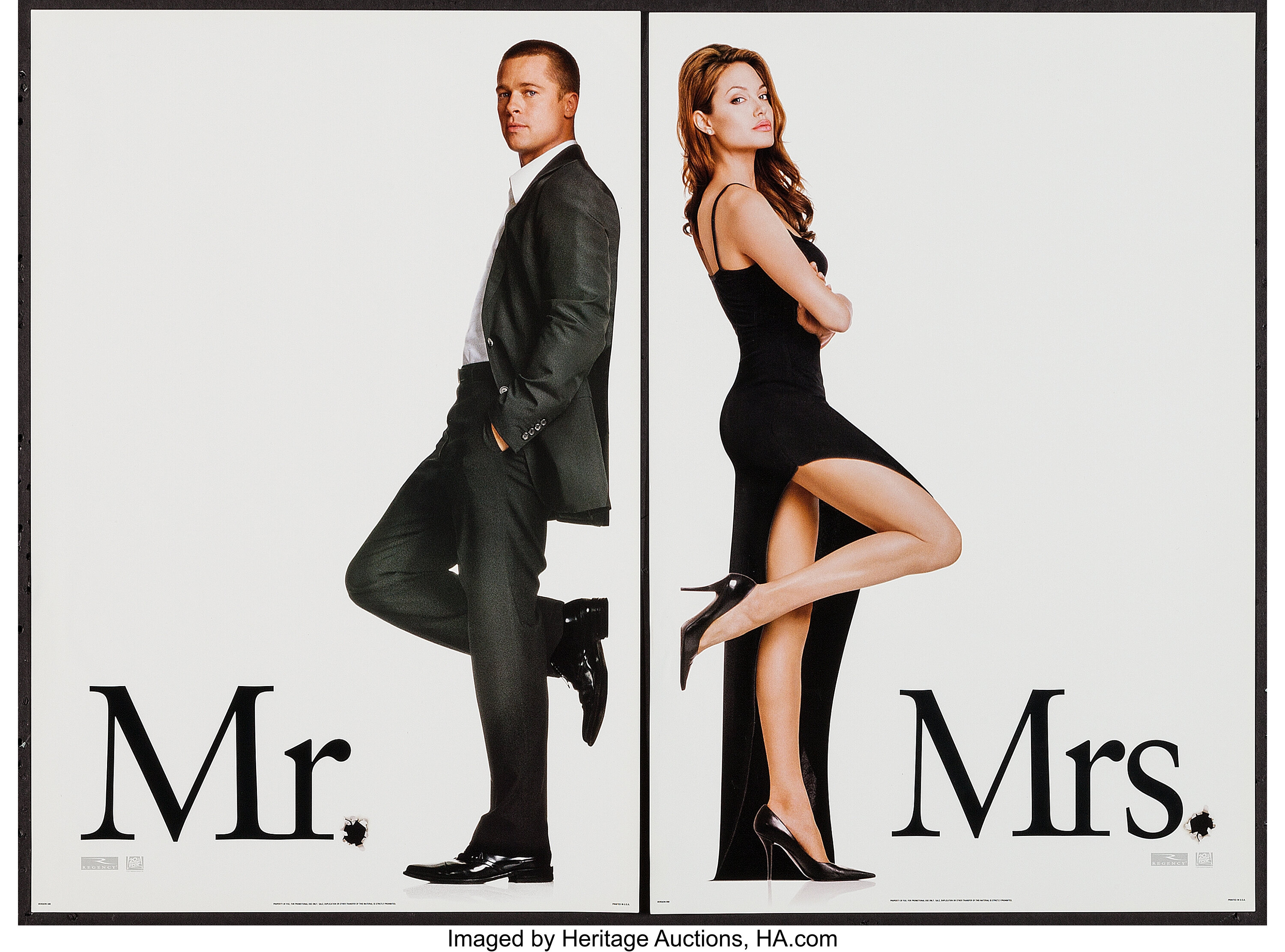 mr and mrs smith 2005 poster