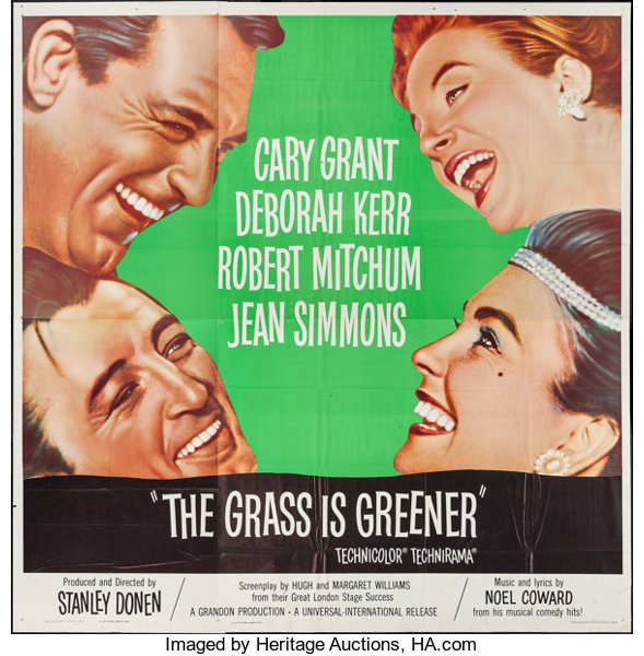 The Grass Is Greener Universal International 1960 Six Sheet