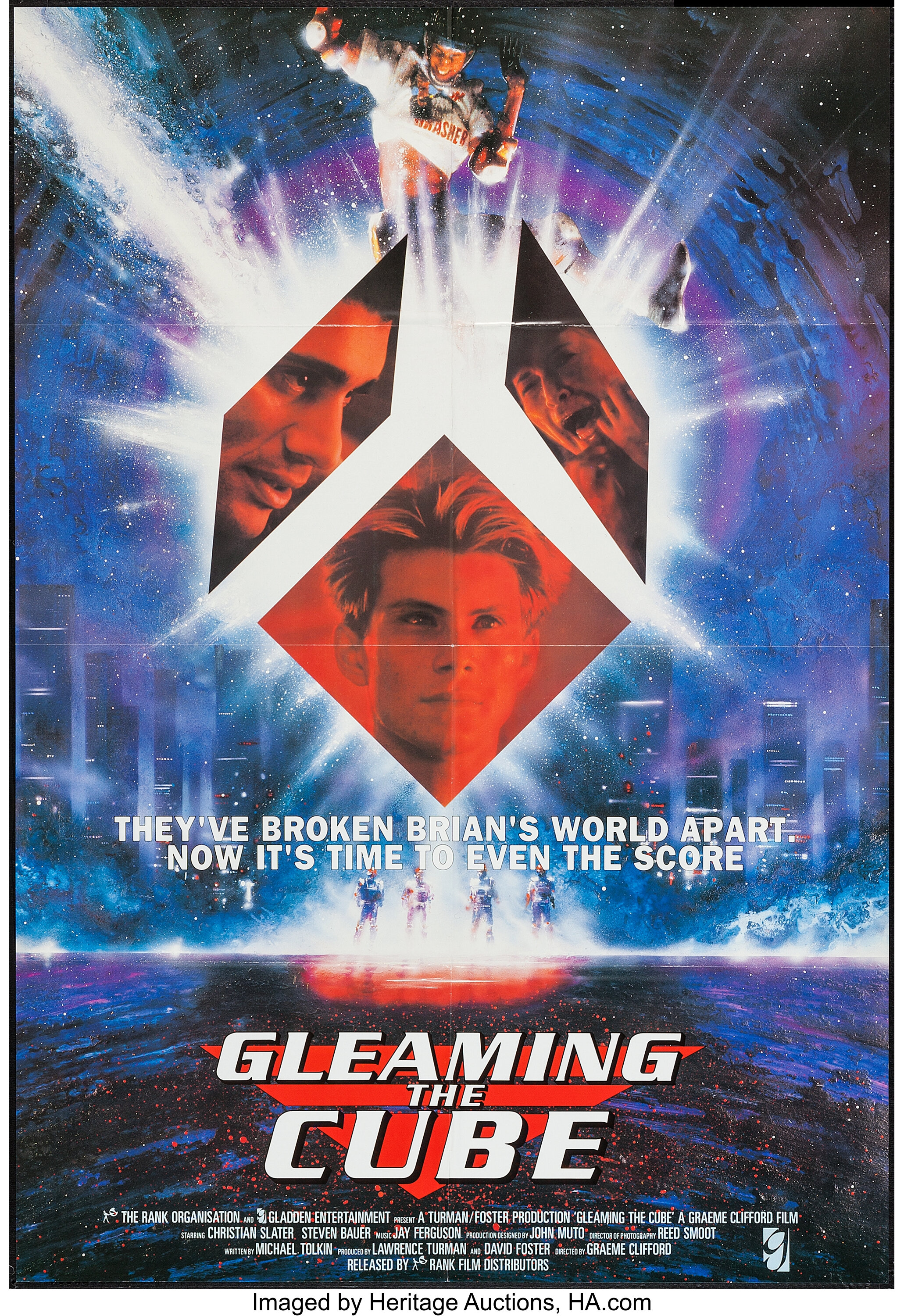 Gleaming the Cube (20th Century Fox, 1989). One Sheet (27" X 41