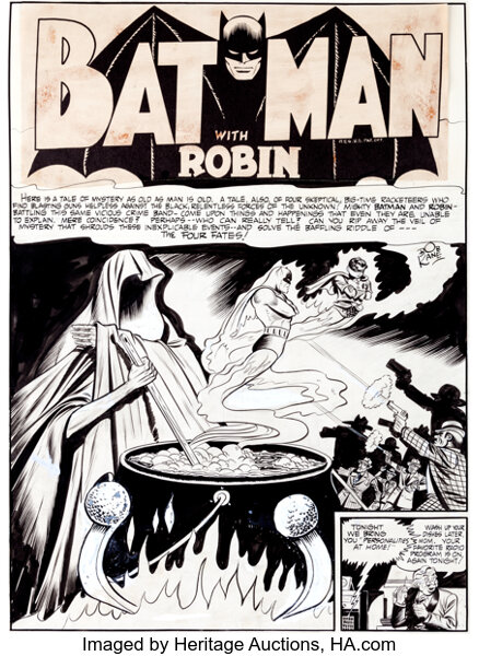 Bob Kane, Jerry Robinson, and George Roussos Batman #9 