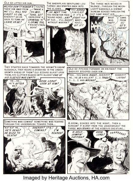 Al Williamson Tales From The Crypt 31 The Thing In The Glades Lot 928 Heritage Auctions