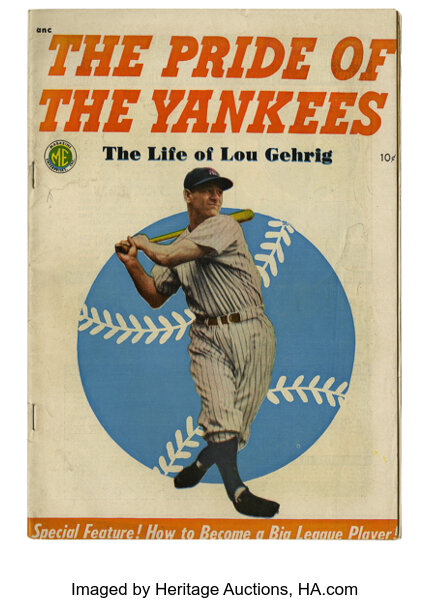 New (Sealed) Vintage Lou Gehrig Pride of the Yankees Poster