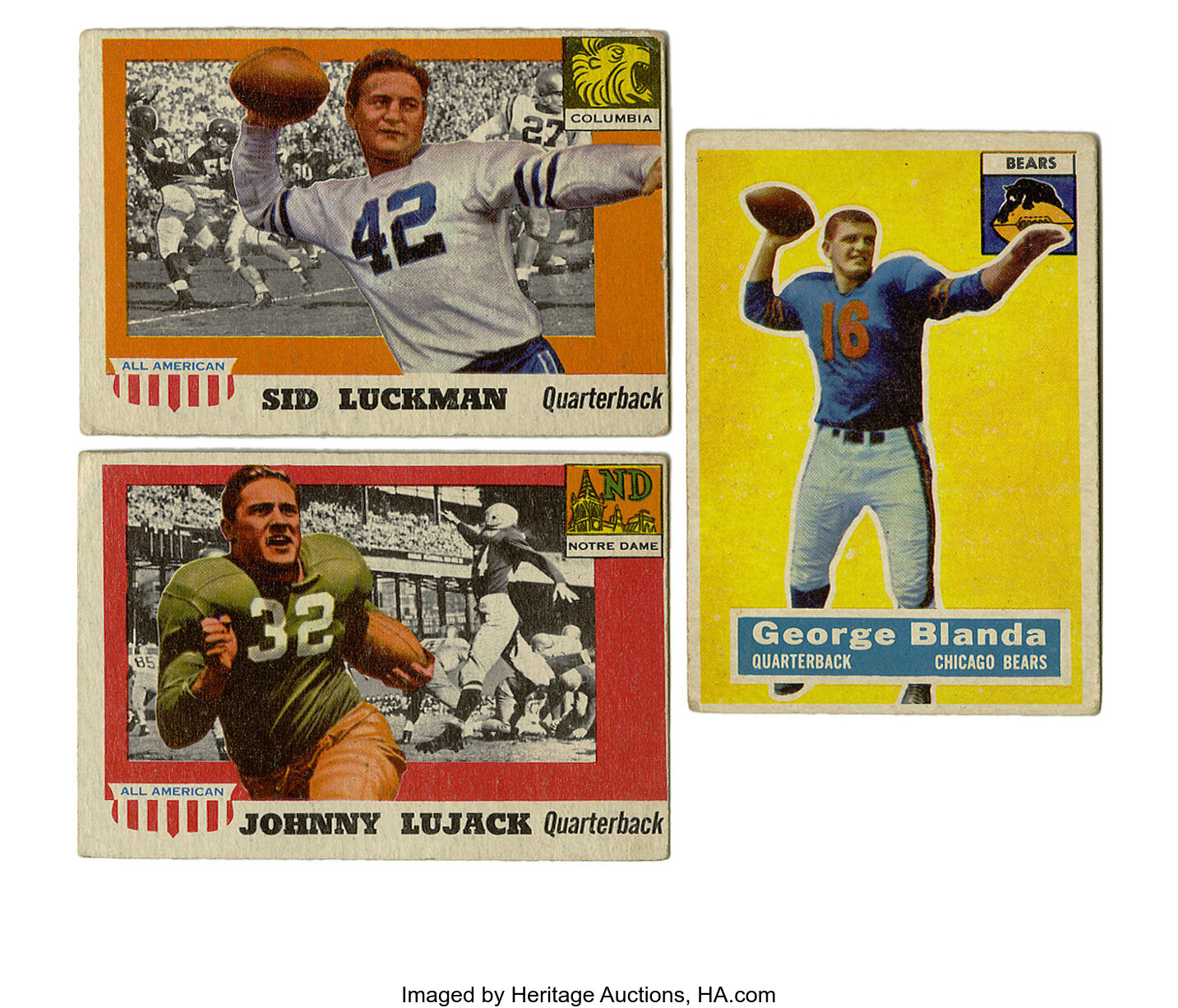 1956 Topps FB # 11 George Blanda (Bears)