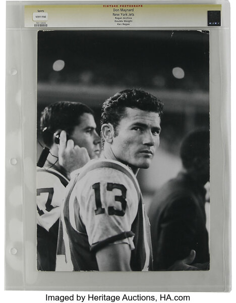 Circa 1960s Don Maynard Vintage Photograph. HOF receiver Don