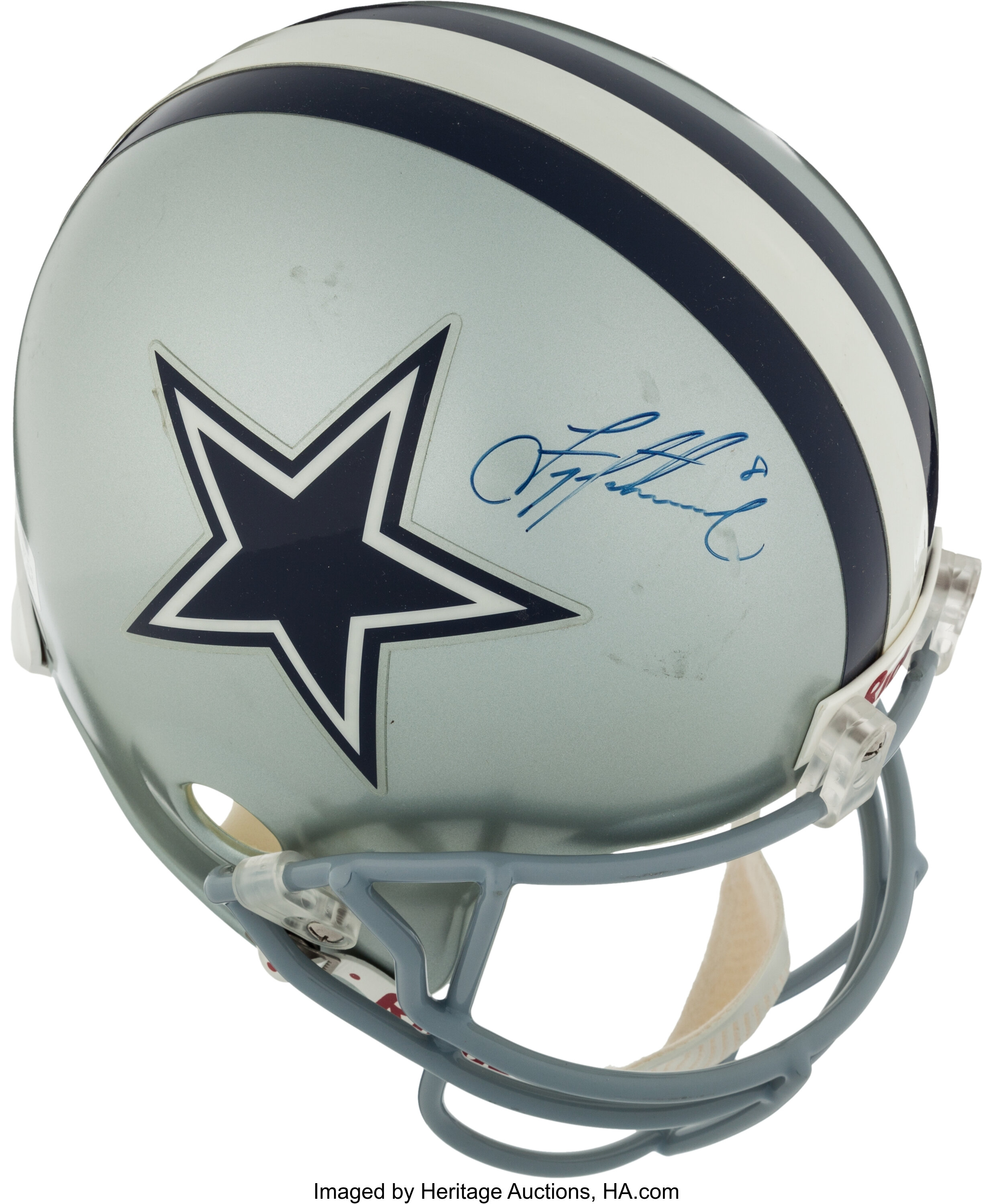 : Troy Aikman Signed PSA/DNA Football Helmet-Full Sized