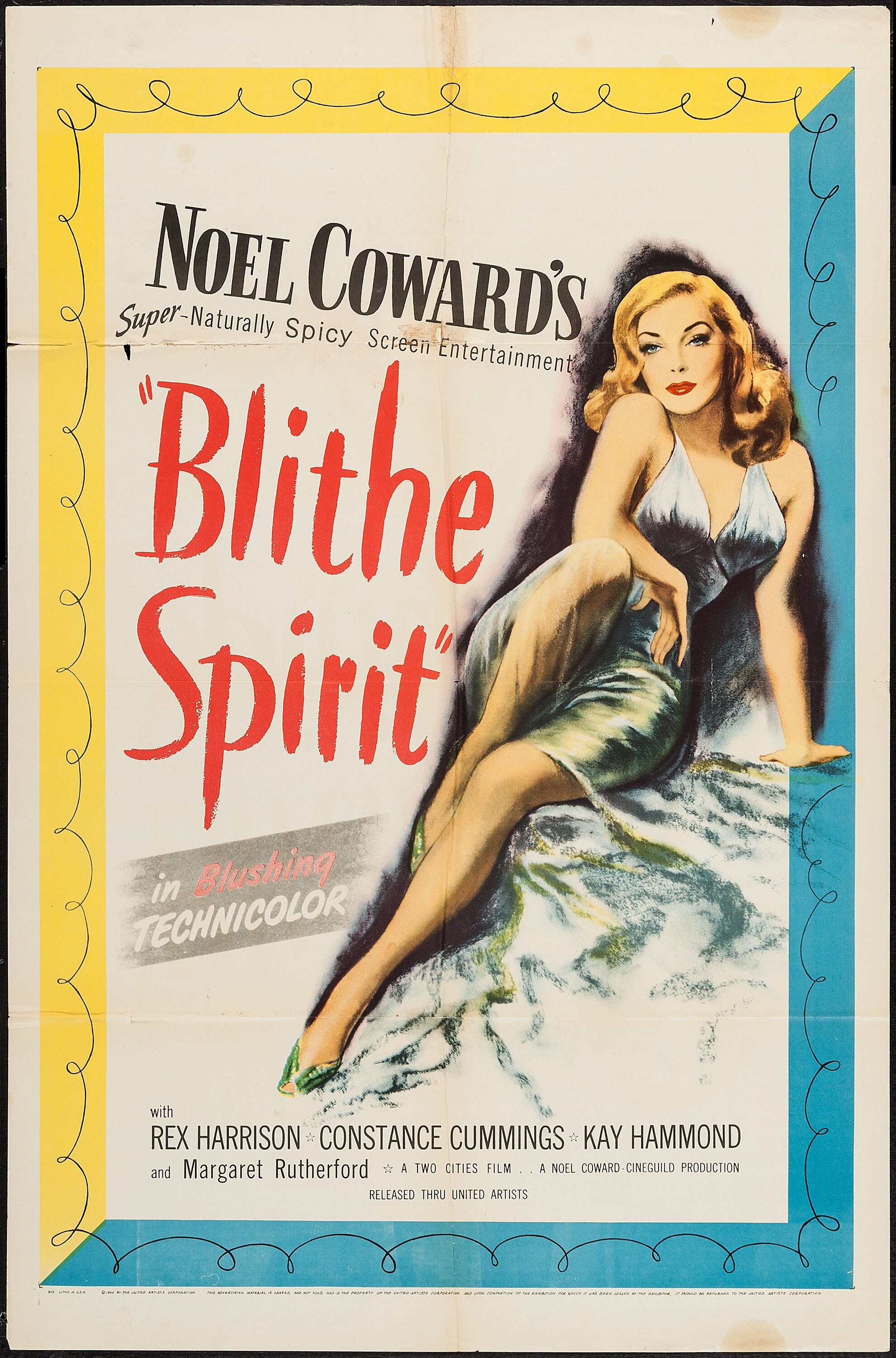 Blithe Spirit (United Artists, 1945). One Sheet (27" X 41"). | Lot ...
