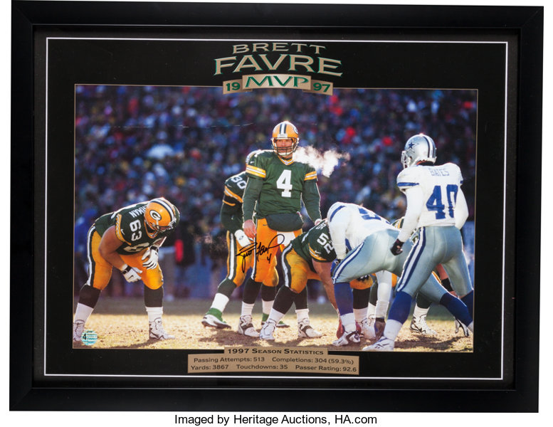 NFL Brett Favre Signed Footballs, Collectible Brett Favre Signed Footballs