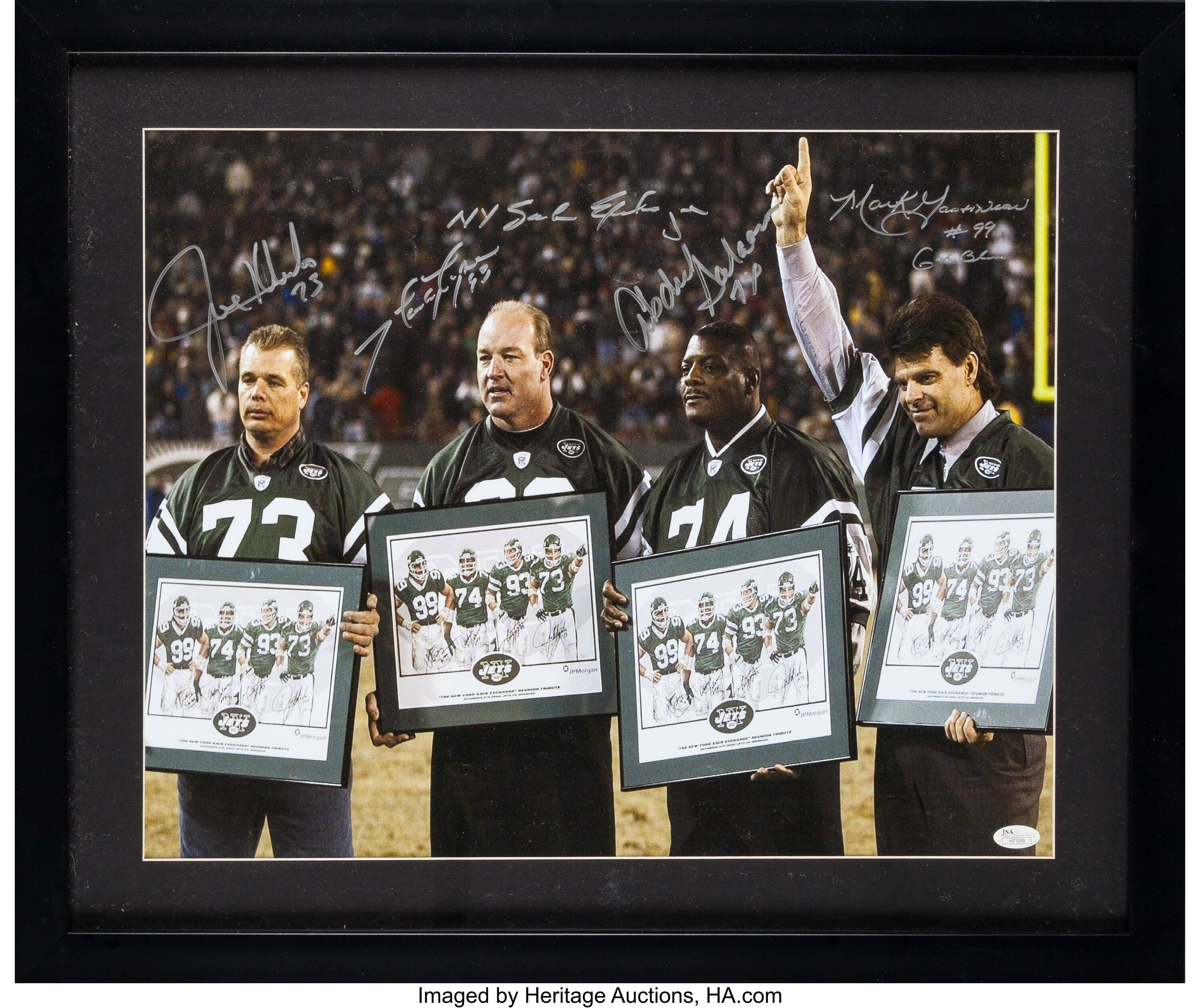 Joe Klecko autograph 16x20, New York Jets, Sack Exchange