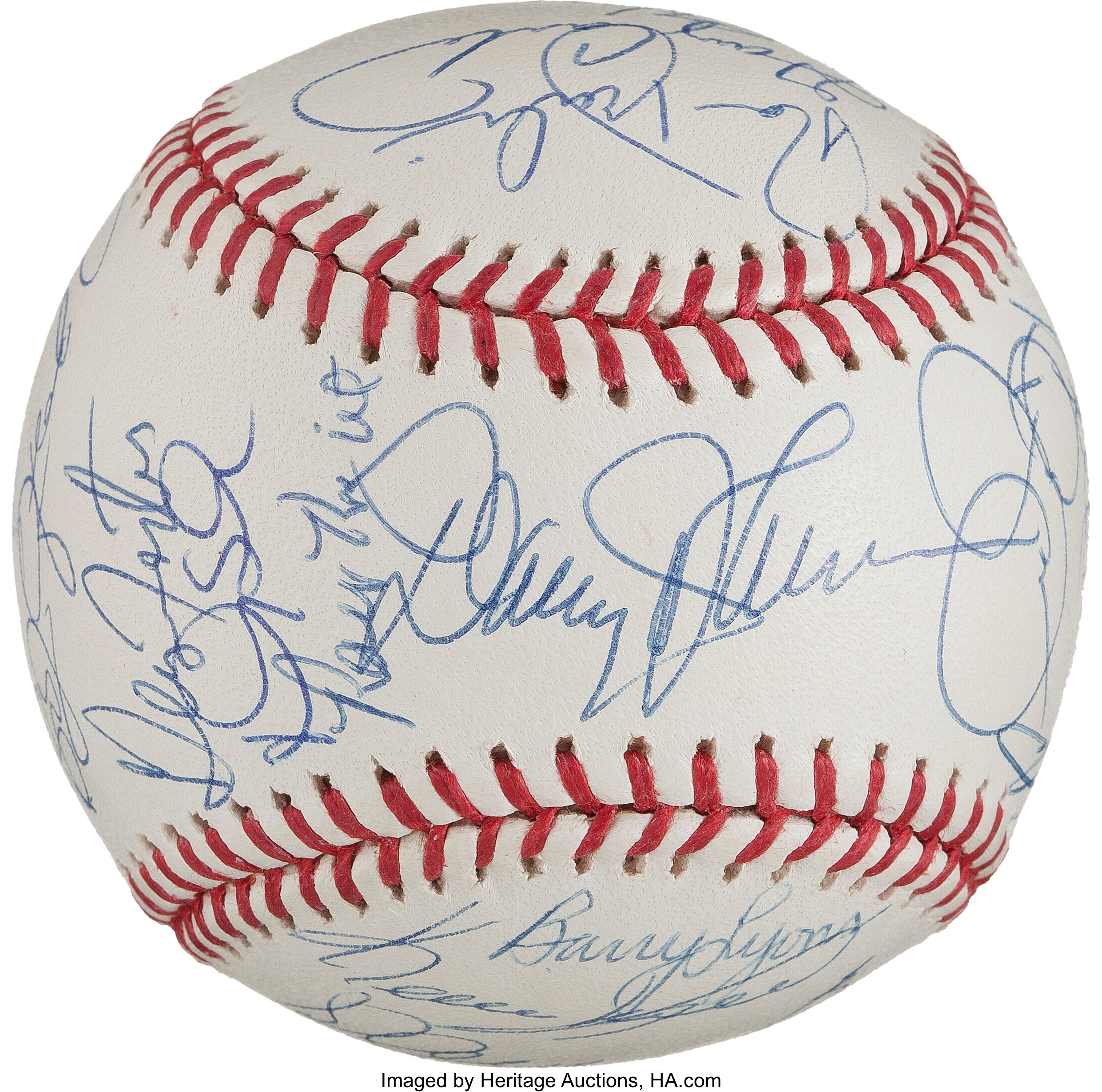 Lot Detail - 1986 New York Mets Reunion Team-Signed Darryl