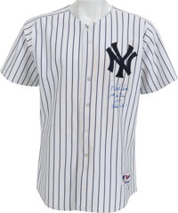 Derek Jeter's game-worn jersey from Yankees debut breaks auction