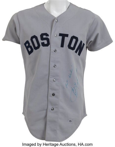 1963 Boston Red Sox Game Worn Jersey, Number 33. The former