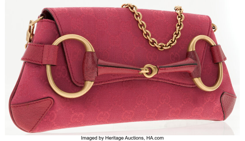 At Auction: Vintage Gucci Monogram Canvas Key Holder