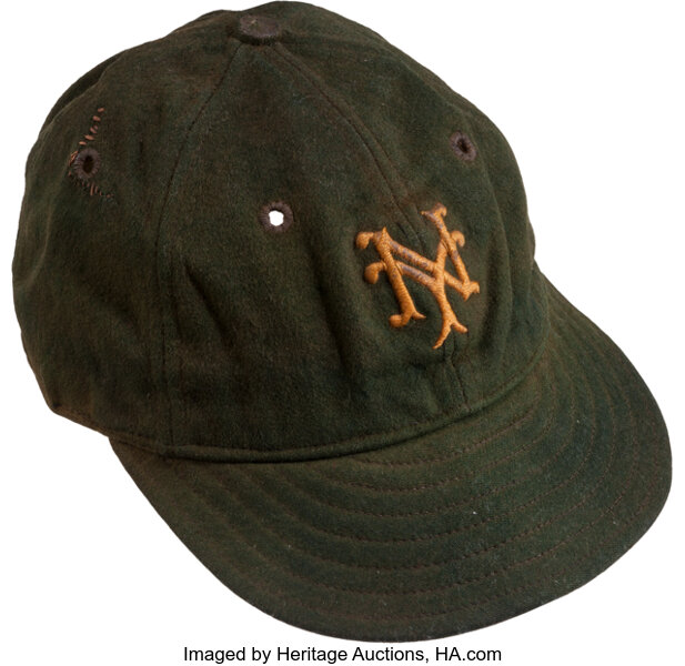 1933-35 Carl Hubbell Game Worn New York Giants Cap. Baseball