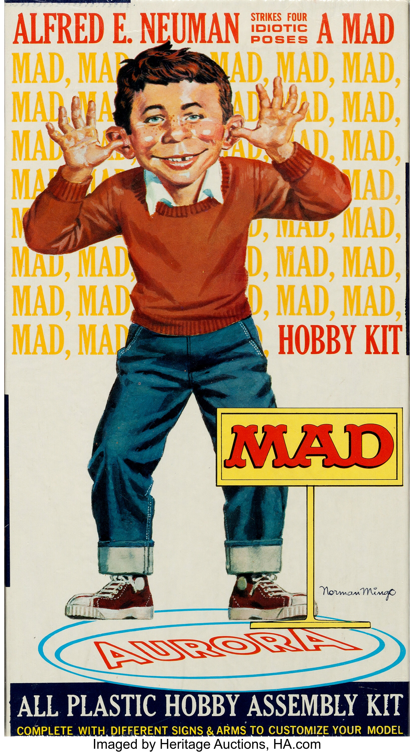 MAD's Alfred E. Neuman Model Kit (Aurora, 1965).... Memorabilia