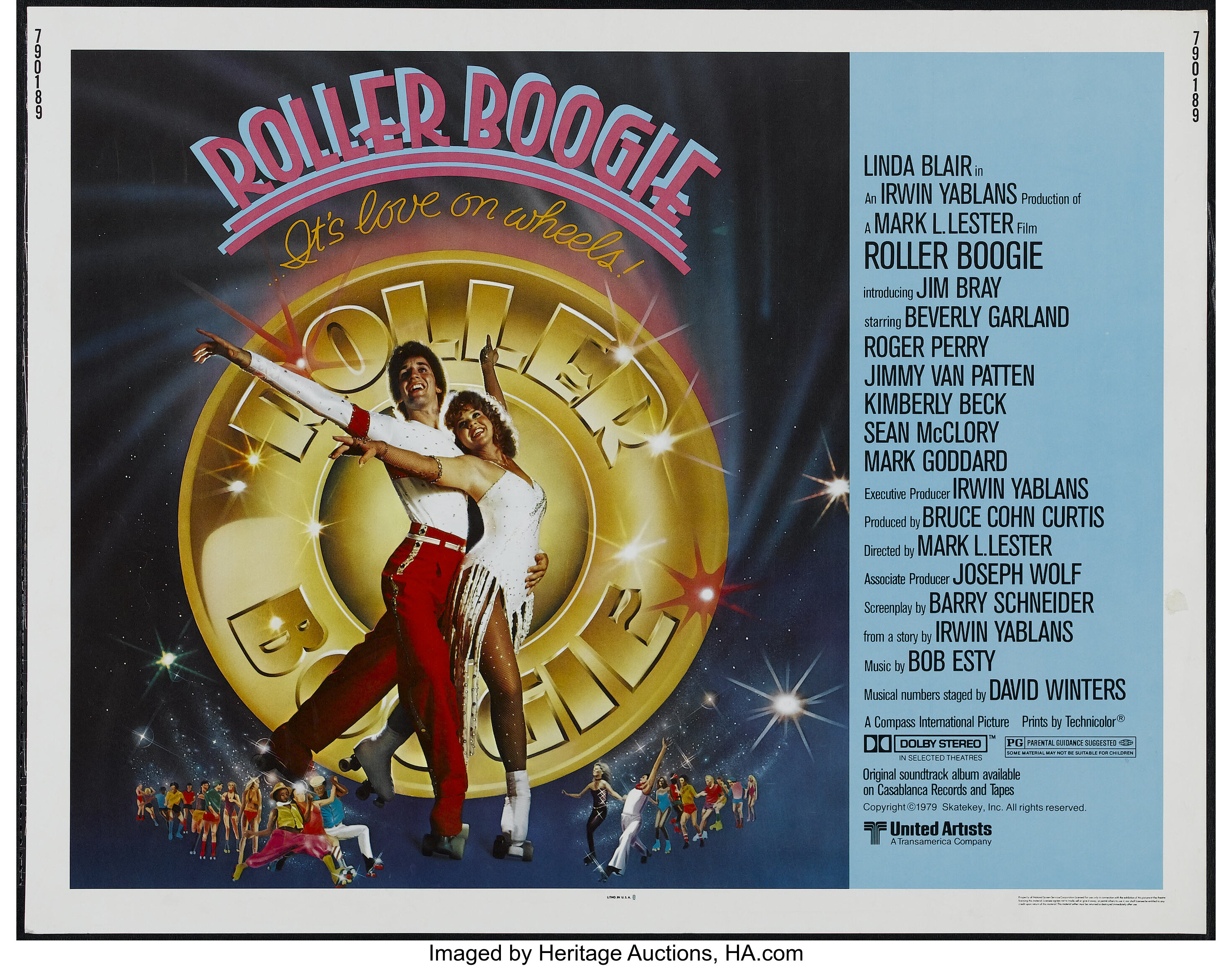 Roller Boogie United Artists 1979 Half Sheet 22 X 28 Lot 26216 Heritage Auctions