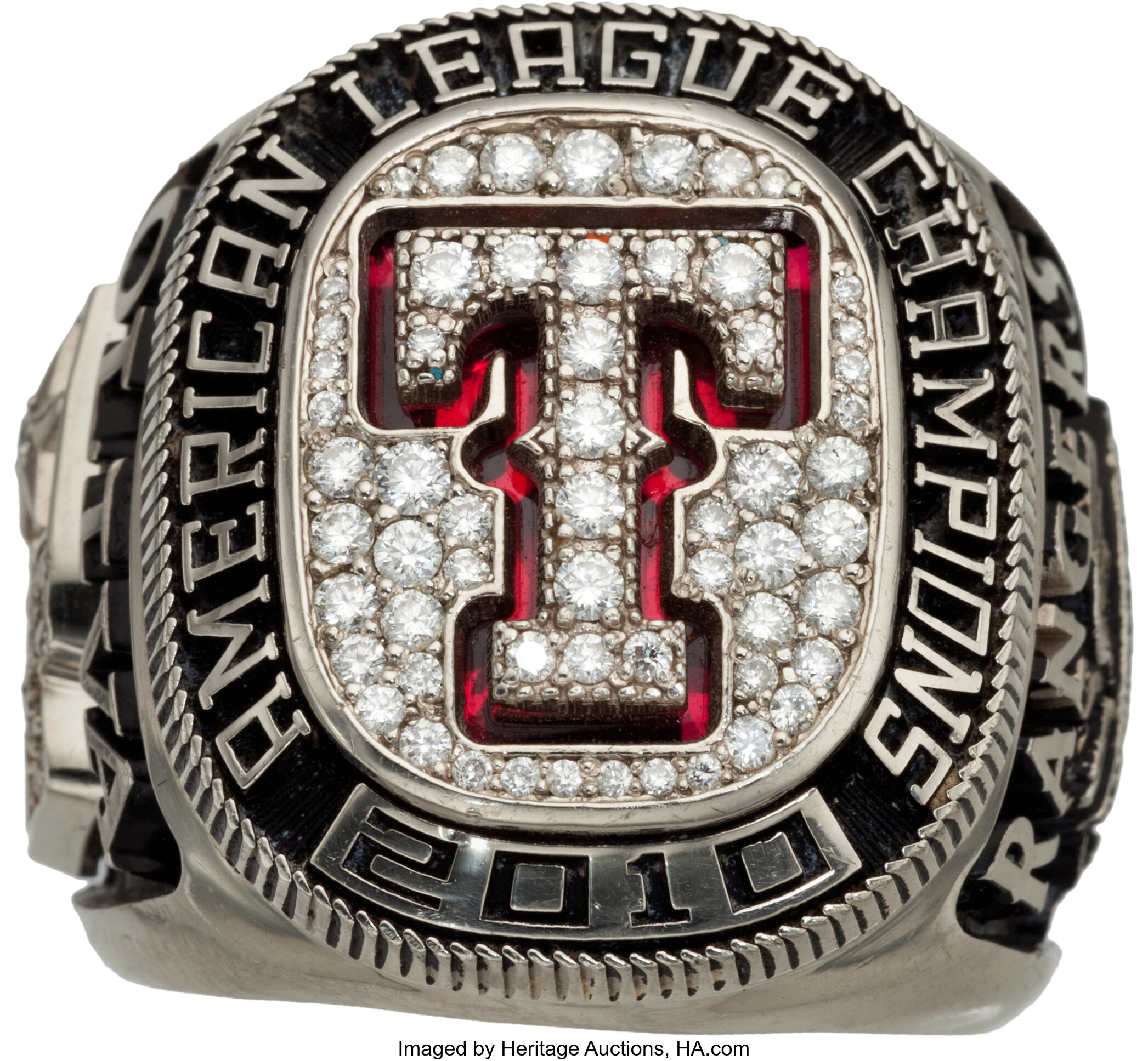 See the Texas Rangers' American League Championship rings