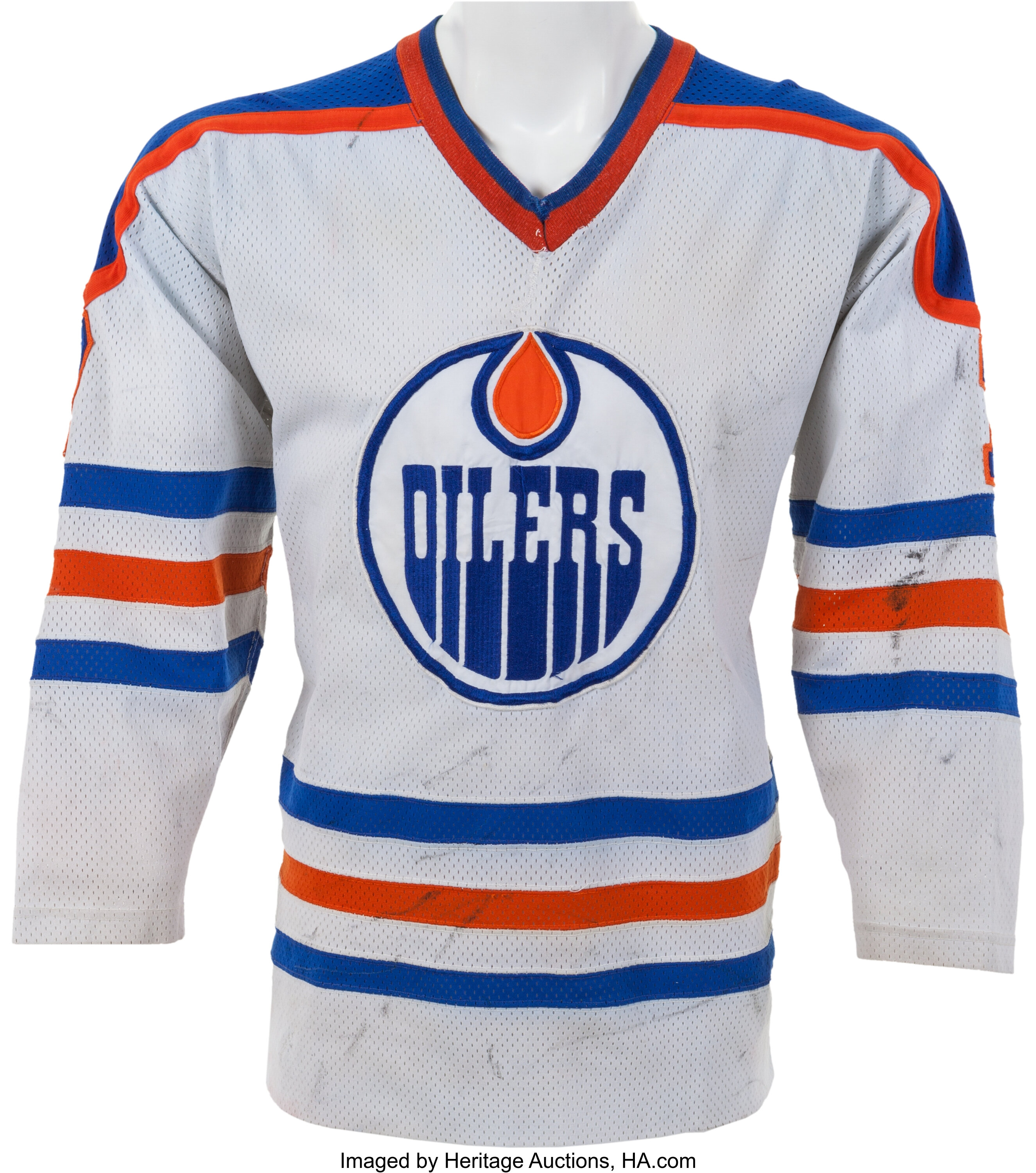 Paul Coffey Autographed Blue Edmonton Oilers Jersey at 's