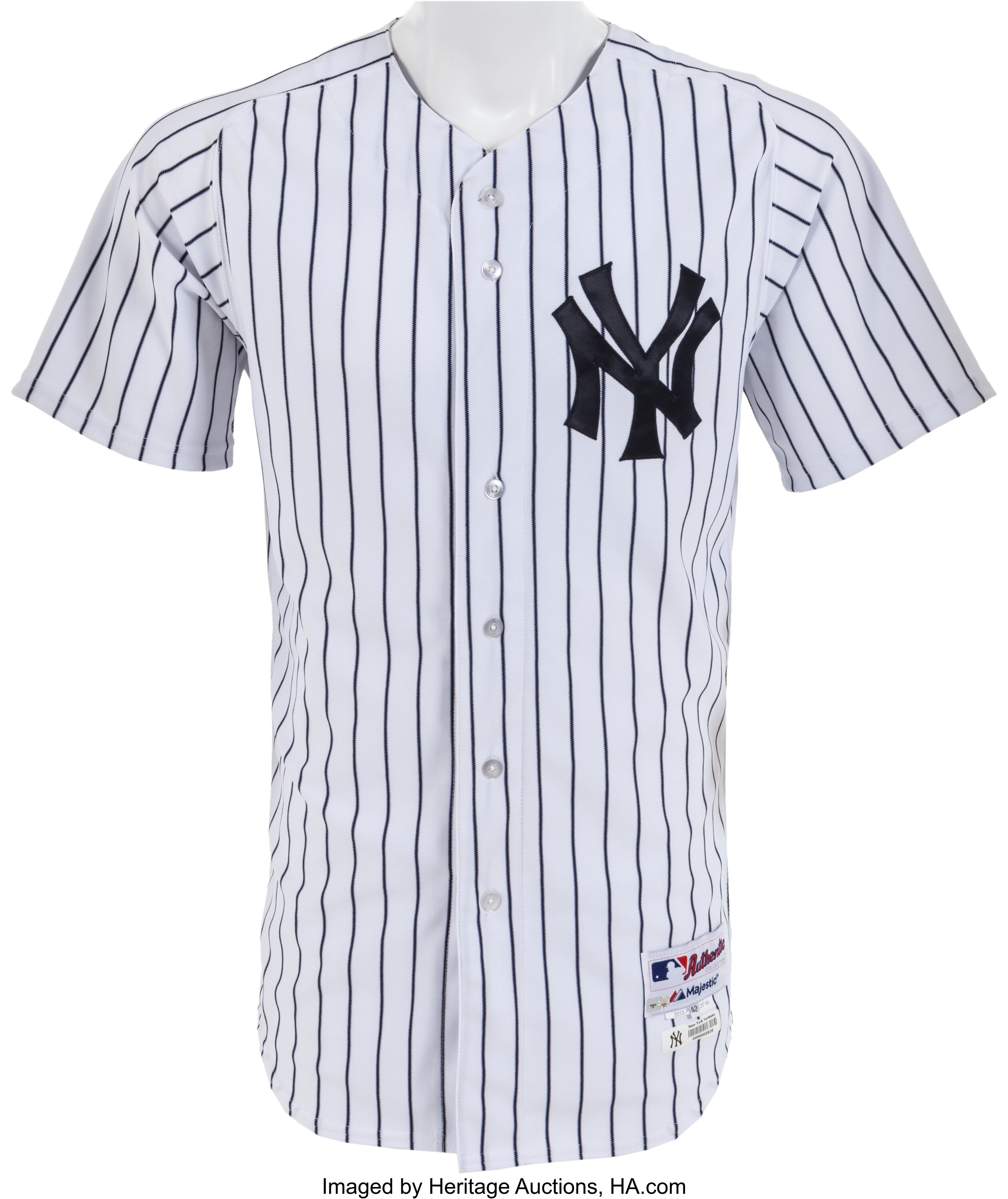 2013 Ichiro Suzuki Game Worn New York Yankees Jersey. Baseball