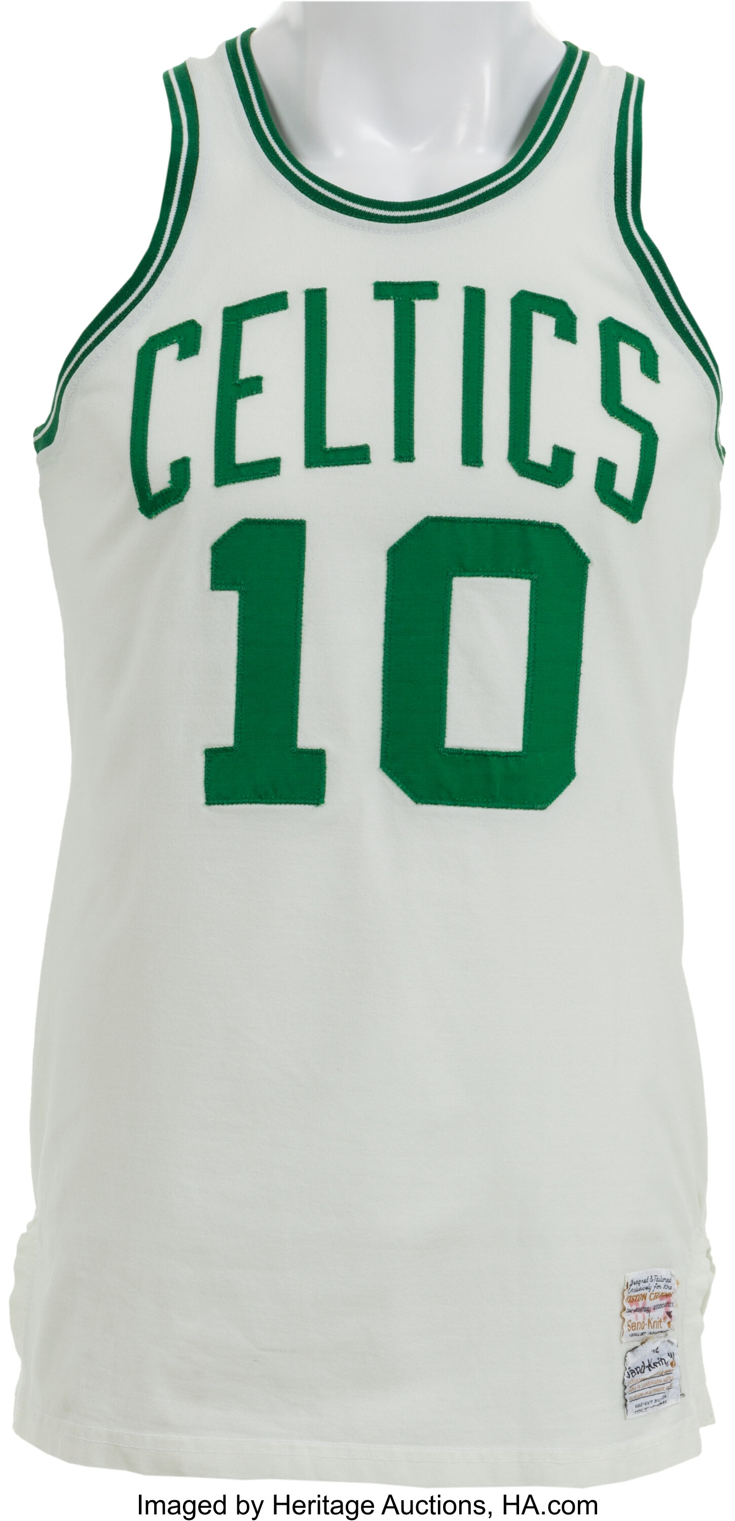 Blank Boston Celtics Jerseys, Vintage Green & White