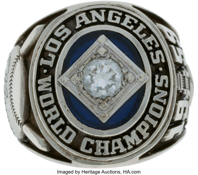 Los Angeles Dodgers 7 World Series Championship Ring Set 