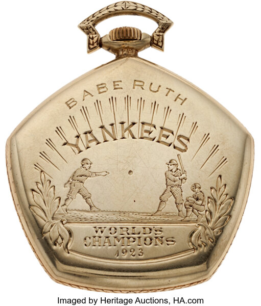 Babe Ruth Yankees High Quality Replica 1927 World Series Champions Ring  With Custom Engraved Display Case