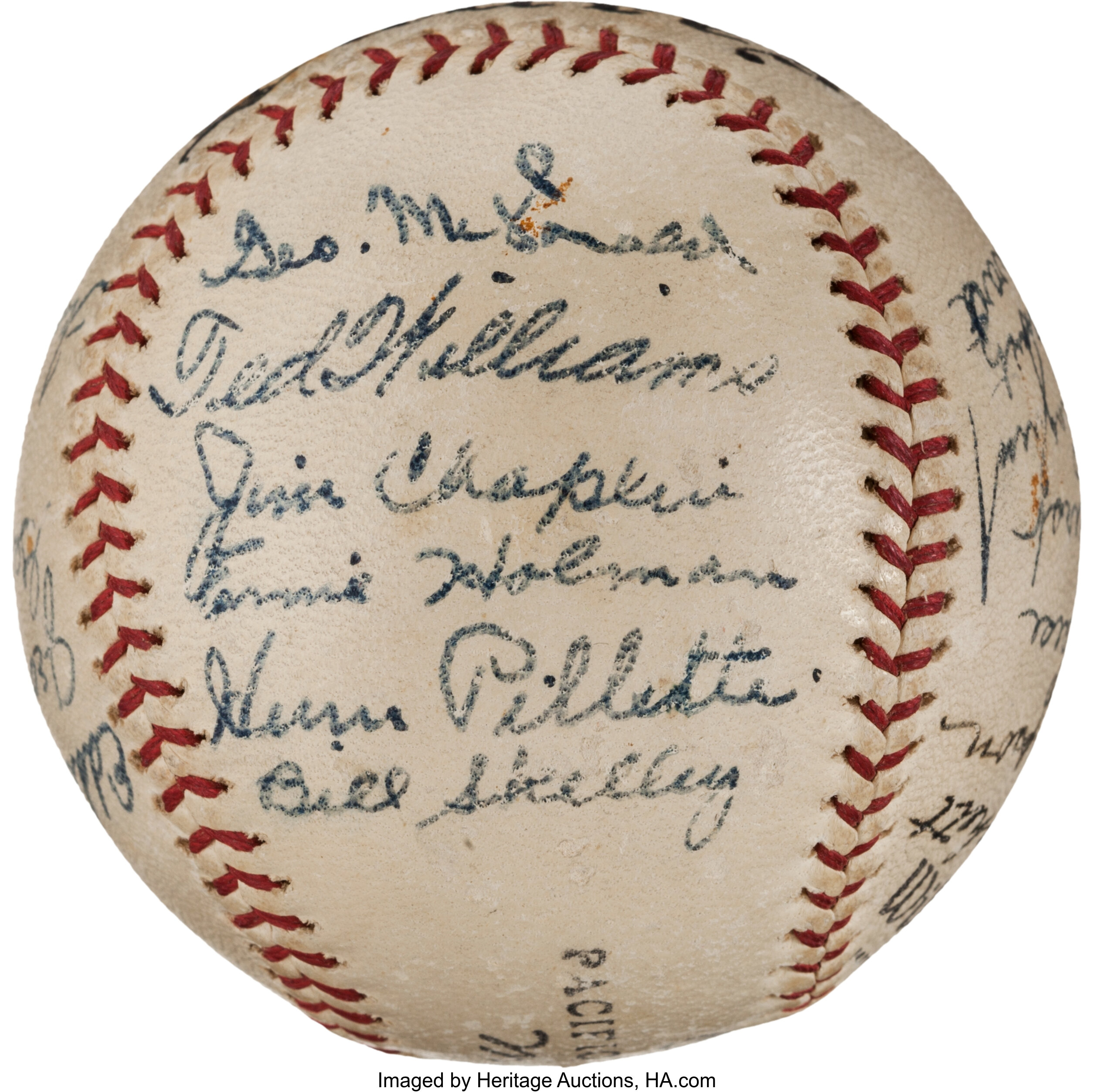 1937 San Diego Padres Team Signed Minor League Baseball With Early, Lot  #81601