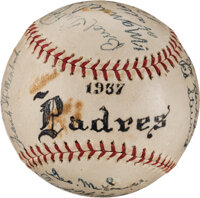 1937 San Diego Padres, No. 19 Ted Williams – Oldtime Baseball Game