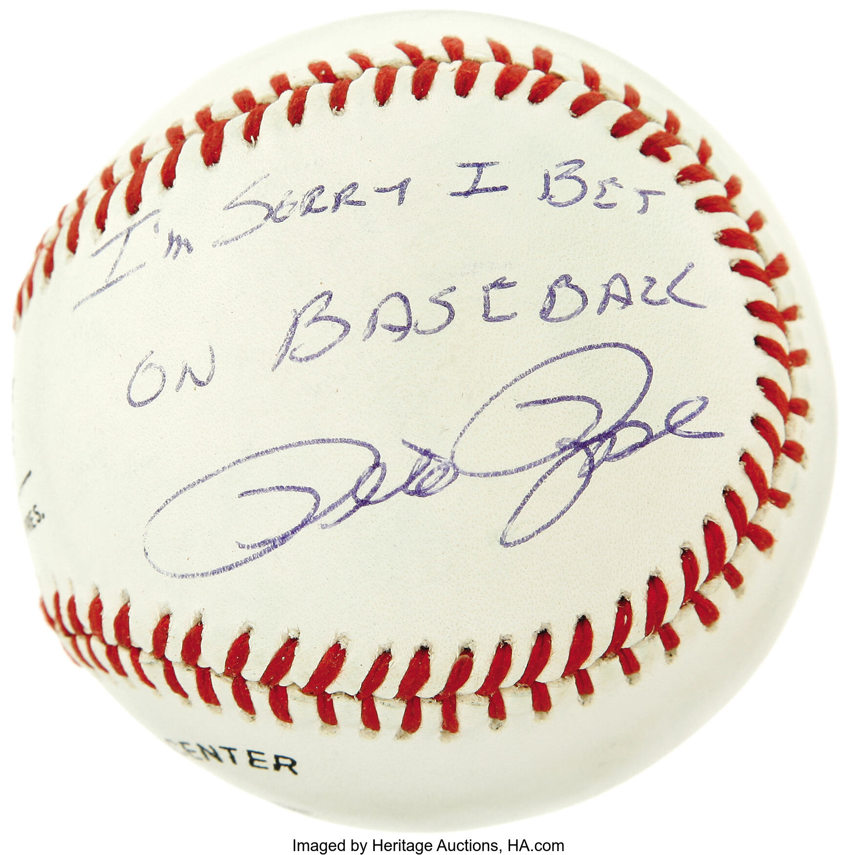 Pete Rose - I will be at the Autograph Show of Texas on