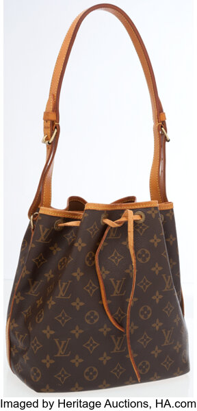 Sold at Auction: LOUIS VUITTON 'NOE PM' MONOGRAM CANVAS BUCKET BAG