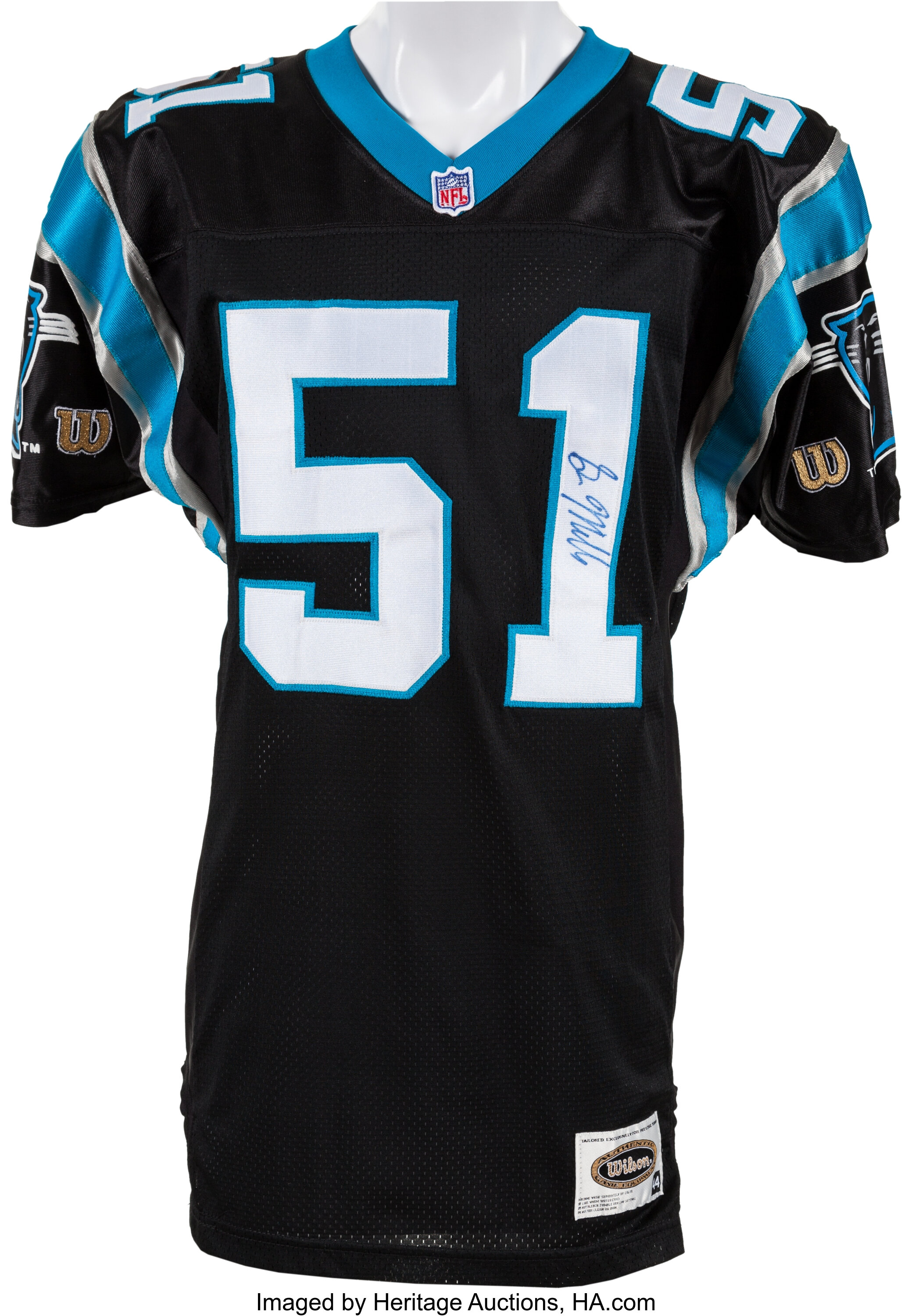 signed panthers jersey