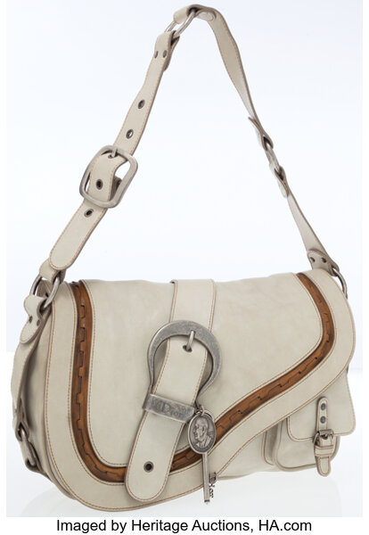 Beige Dior Saddle Bag - Timeless Treasures