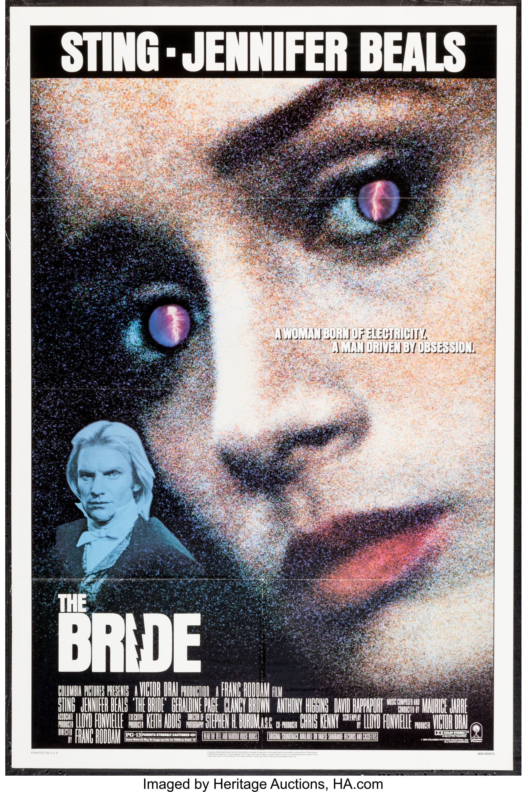  The Bride [DVD] : Sting, Jennifer Beals, Clancy Brown